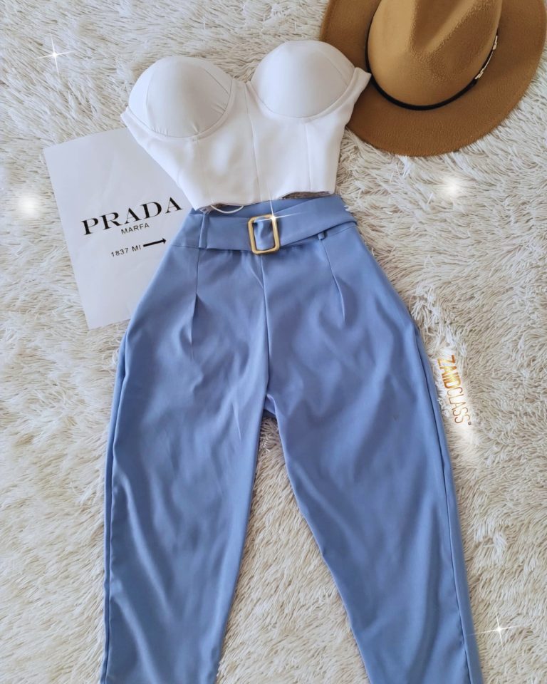 Bustier y pantalon